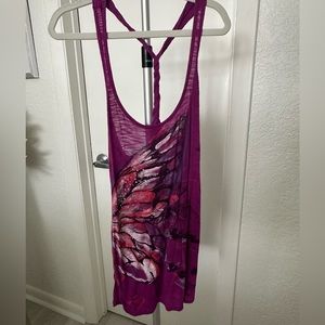Forever 21 Butterfly Tank Top Size Small